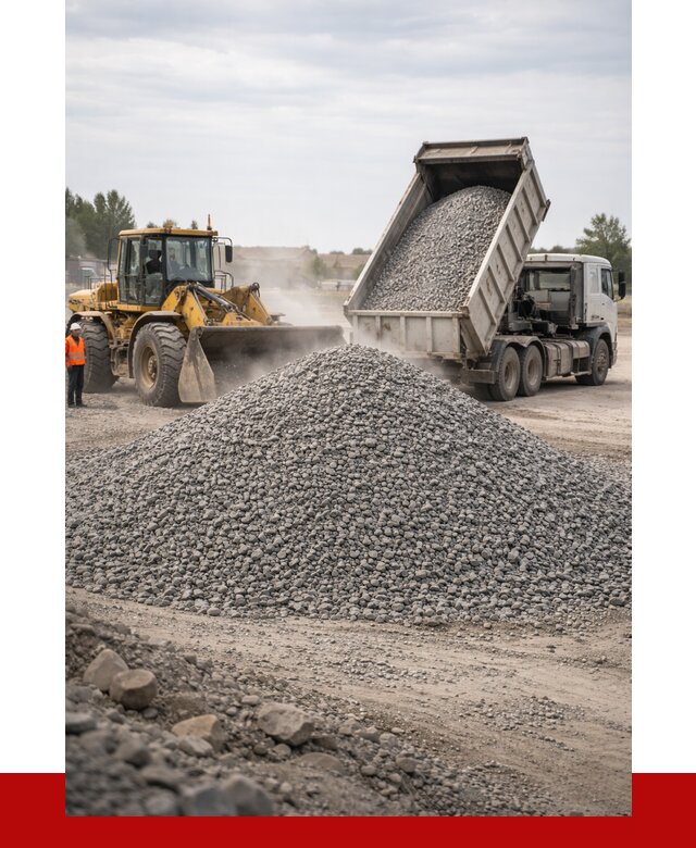Купить щебень с доставкой в Сестрорецке от 2562 руб. | ПРОНЕРУДСст