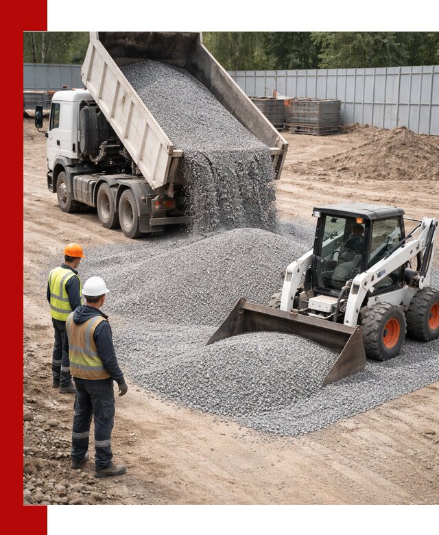 Доставка и продажа гранитного щебня фракции 0-5 в Сестрорецке