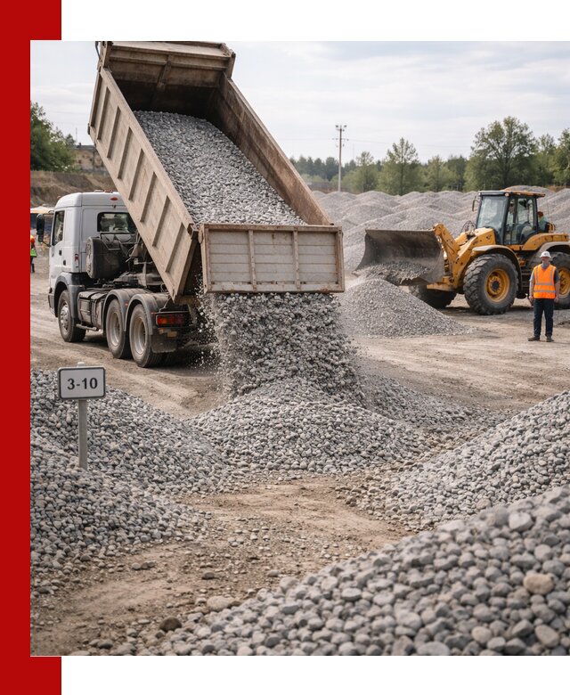 Гранитный щебень фракции 3–10: доставка и продажа в Сестрорецке
