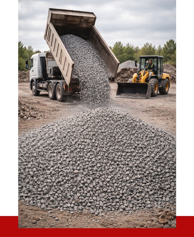 Гранитный щебень фракция 5-10 в Сестрорецке от 3280 | ПРОНЕРУДСст