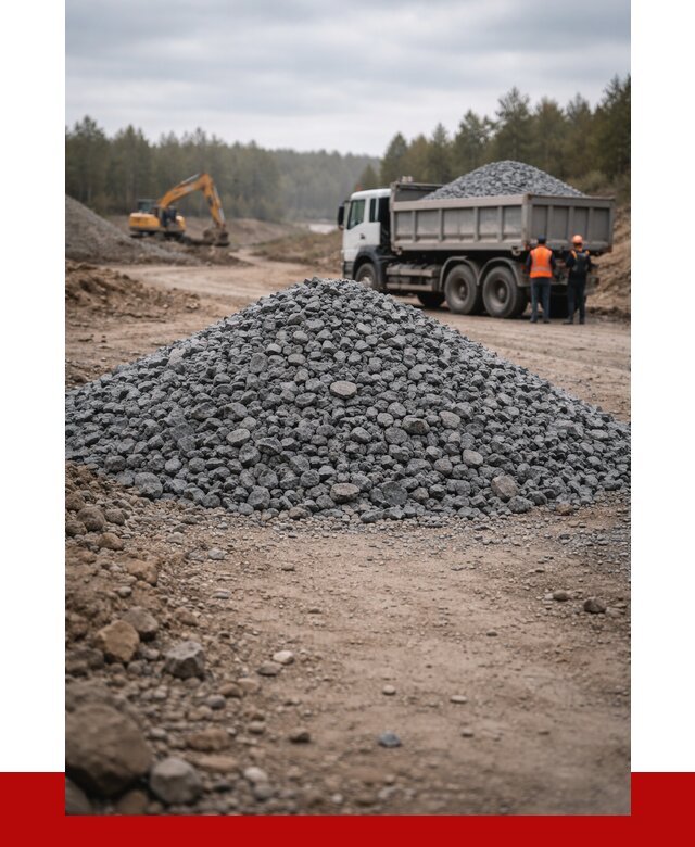 Щебень габбро диабаз фракция 40-70 в Сестрорецке от 2255 р-ПРОНЕРУДСст