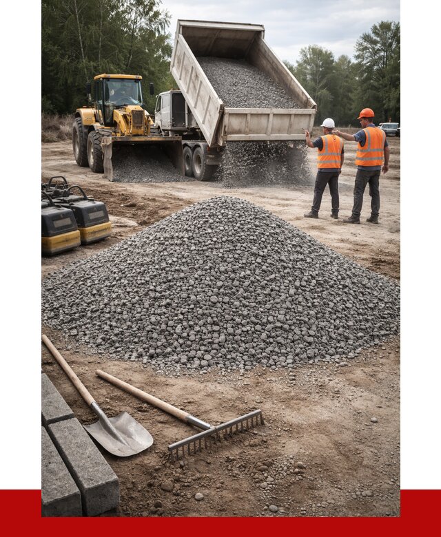 Гравийный щебень купить в Сестрорецке от 2255 р. ПРОНЕРУДСст