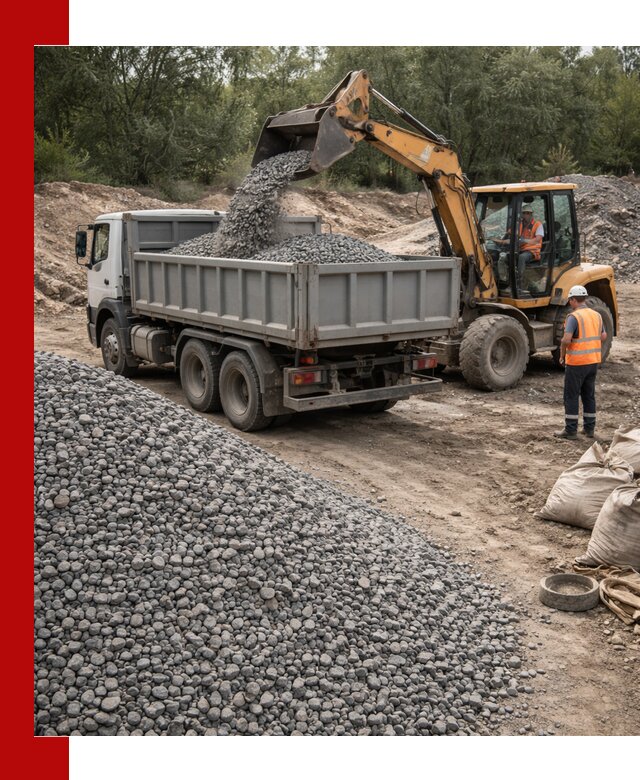 Доставка гравийного щебня в Сестрорецке оптом и в розницу