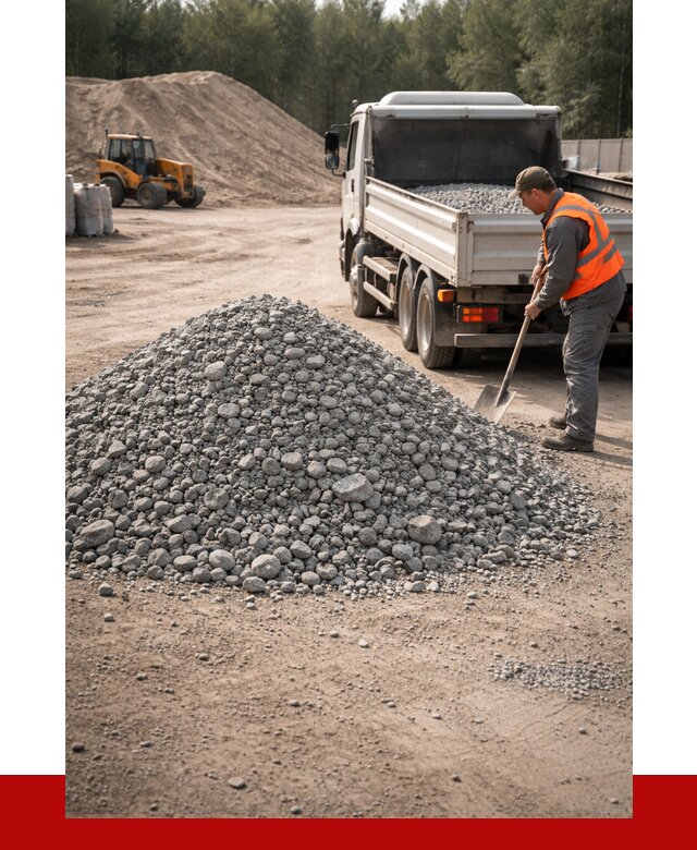 Гравийный щебень фракция 5-10 в Сестрорецке от 2255 р. | ПРОНЕРУДСст