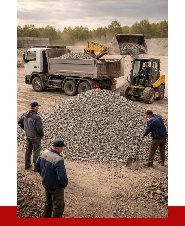 Гравийный щебень фракция 5-20 в Сестрорецке от 2460 р. ПРОНЕРУДСст