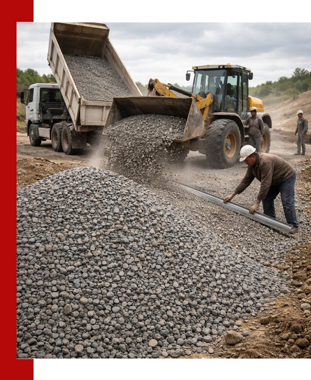 Гравийный щебень фракция 5-20 с доставкой в Сестрорецке