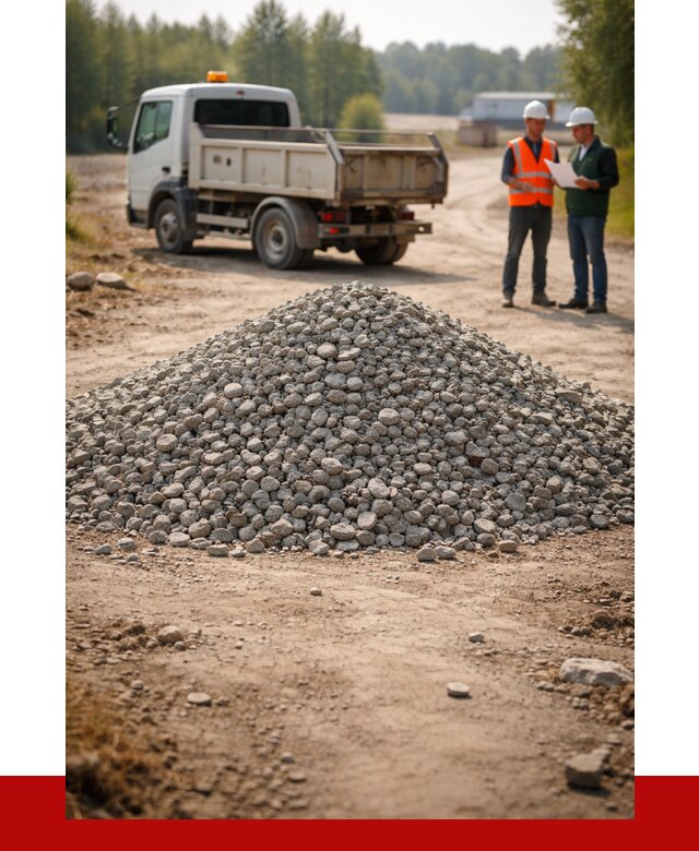 Гравийный щебень фракция 20-40 в Сестрорецке от 1230 р. | ПРОНЕРУДСст