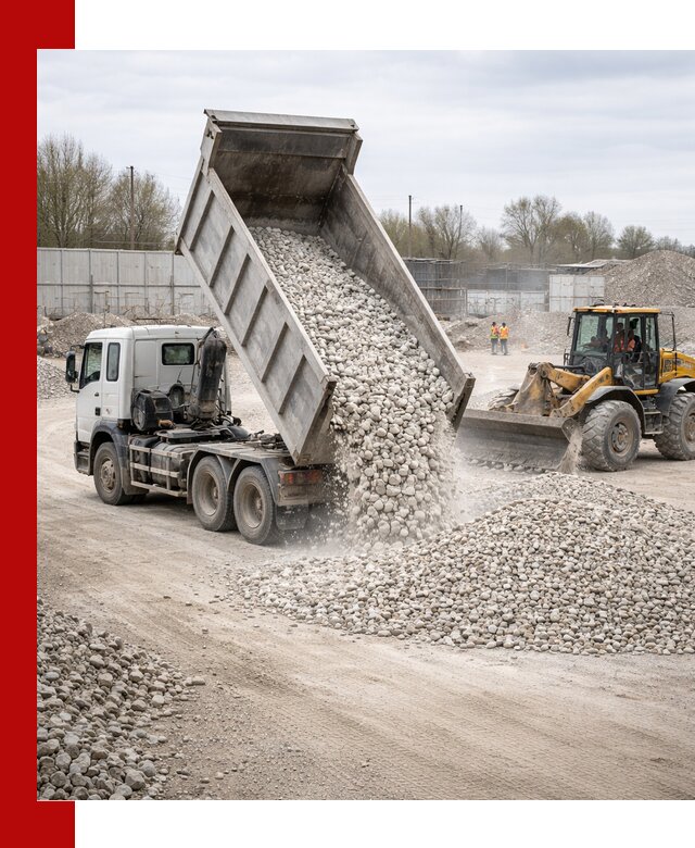 Доставка и продажа известнякового щебня в Сестрорецке