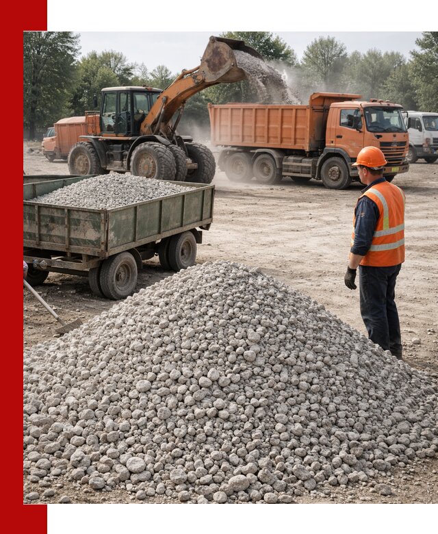 Доставка известнякового щебня фракция 20–40 в Сестрорецке