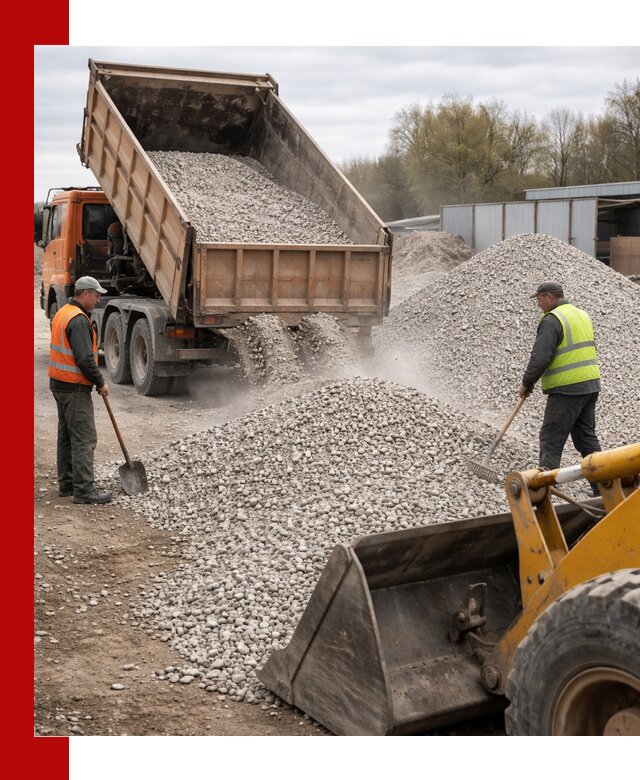 Доломитовый щебень фракции 5-20 с доставкой в Сестрорецке