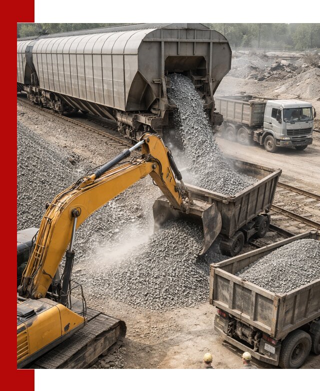 Доставка железнодорожного щебня в Сестрорецке крупными партиями быстрого отгруза