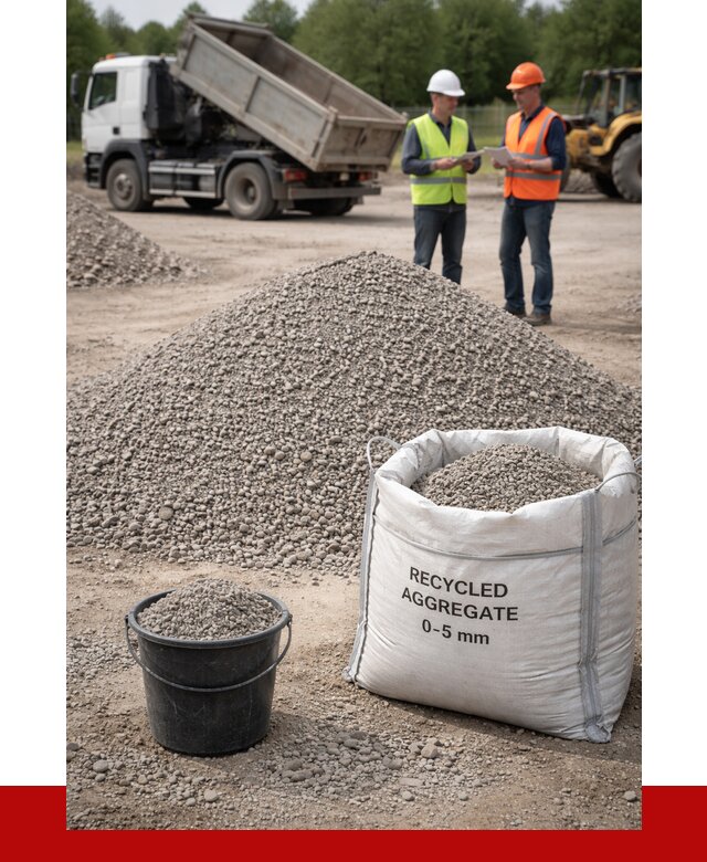 Вторичный щебень фракция 0-5 в Сестрорецке от 1640 р. ПРОНЕРУДСст