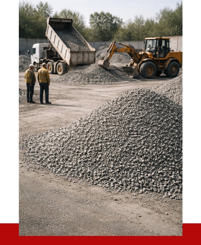 Вторичный щебень фр. 5-20 в Сестрорецке от 1640 р. - ПРОНЕРУДСст