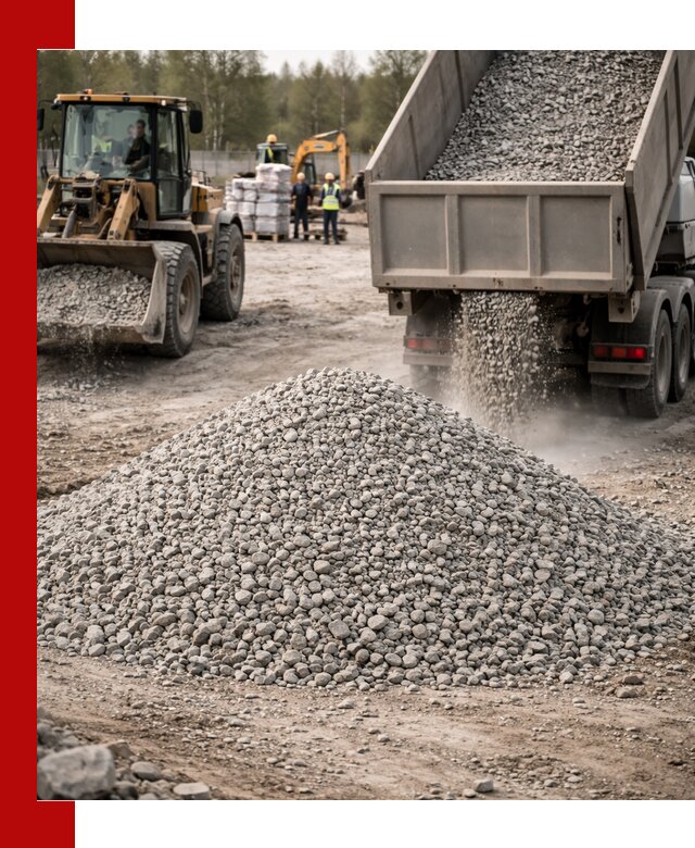 Вторичный щебень фракции 5-20 в Сестрорецке — доставка и продажа крупнотоннажно