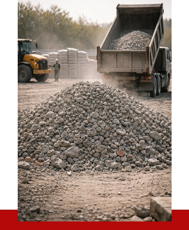 Вторичный щебень фракция 70-150 в Сестрорецке от 1435 р. | ПРОНЕРУДСст