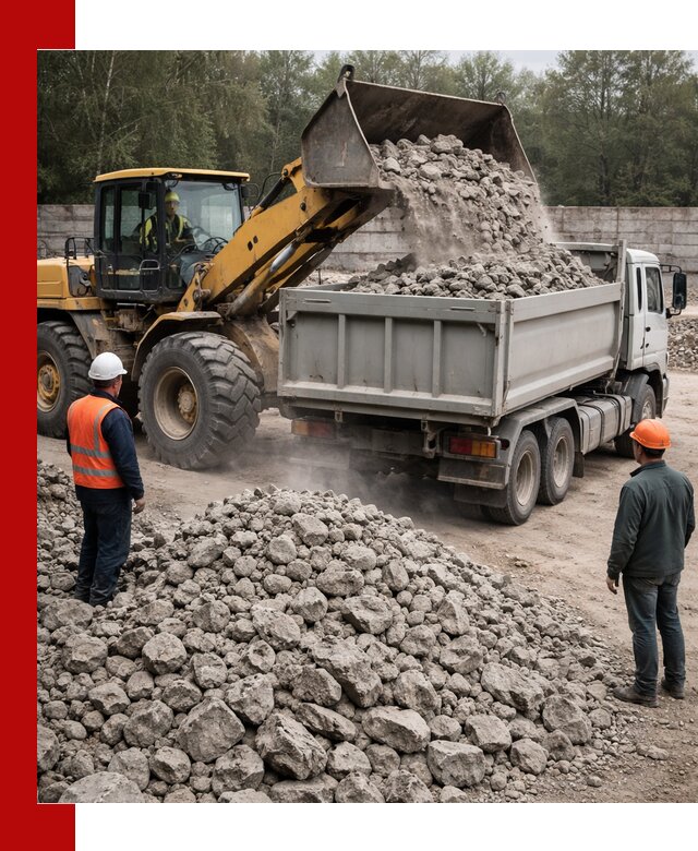 Вторичный щебень фракция 70–150 в Сестрорецке с доставкой