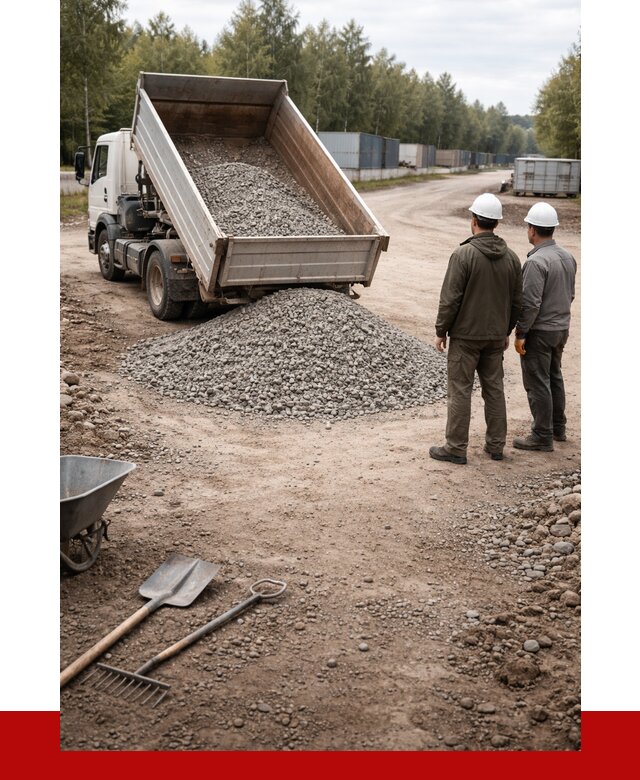 Бетонный щебень фракция 5-20 в Сестрорецке от 3280 р., ПРОНЕРУДСст