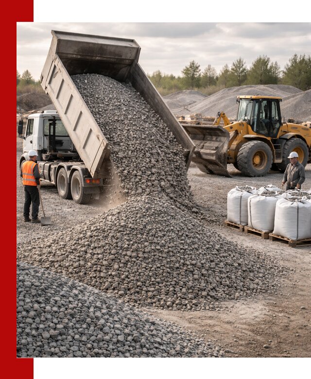 Бетонный щебень фракция 5–20 с доставкой в Сестрорецке