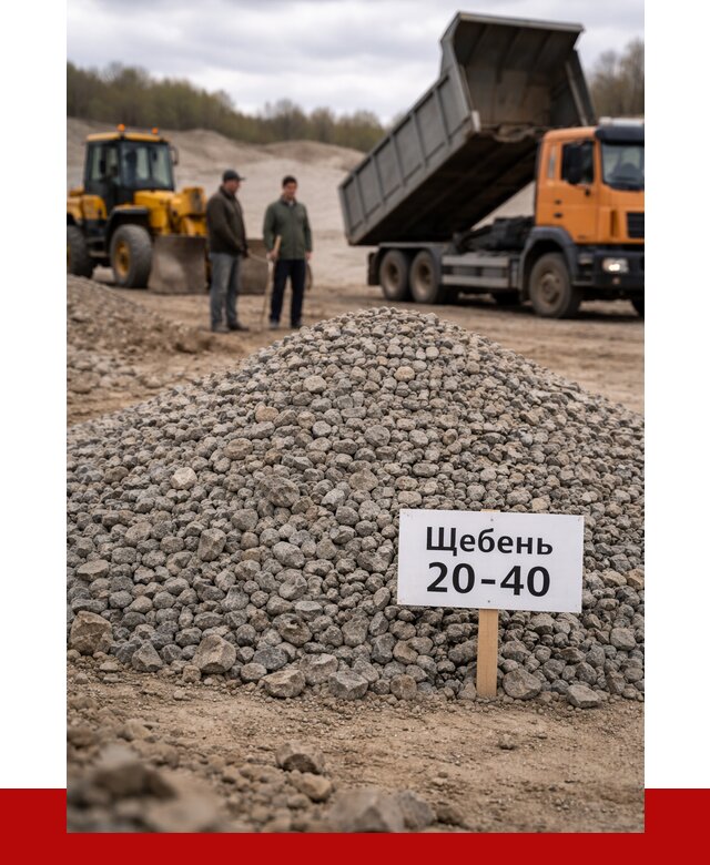 Бетонный щебень фракция 20-40 в Сестрорецке от 2511 р. | ПРОНЕРУДСст