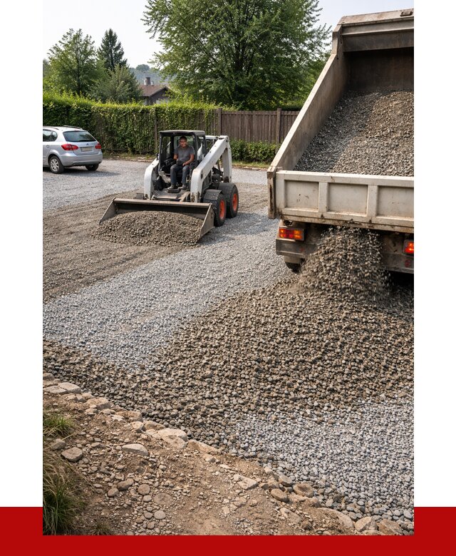 Щебень для парковки в Сестрорецке с доставкой от 1230 р.| ПРОНЕРУДСст