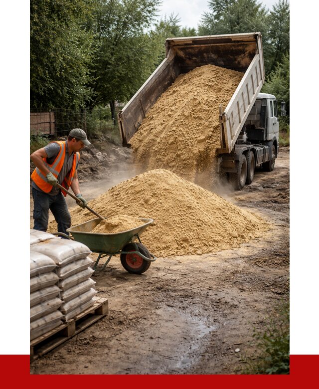 Купить песок с доставкой в Сестрорецке от 1845 р. | ПРОНЕРУДСст