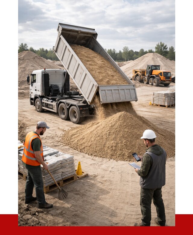 Карьерный песок с доставкой в Сестрорецке от 3690 р. ПРОНЕРУДСст