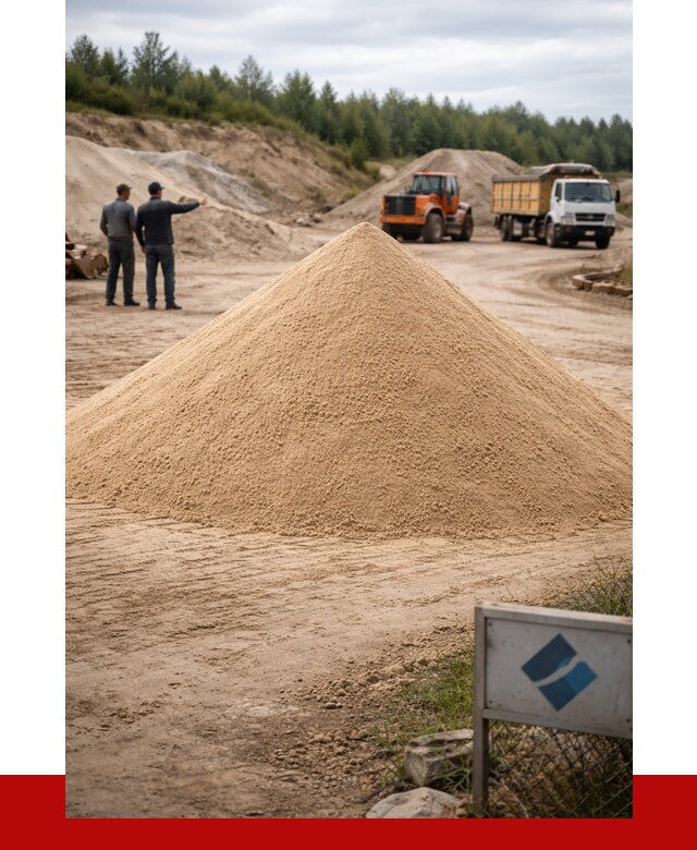 Карьерный песок навалом в Сестрорецке от 1845 р. | ПРОНЕРУДСст
