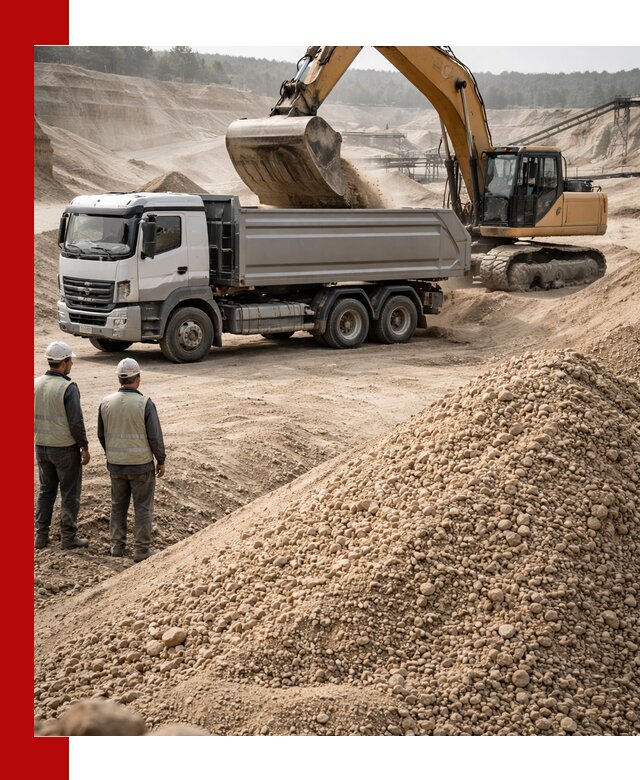 Карьерный крупнозернистый песок с доставкой в Сестрорецке