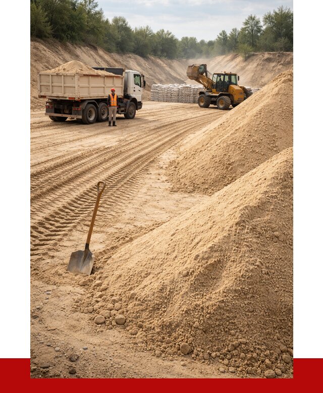 Карьерный песок мелкозернистый в Сестрорецке от 9224 р. | ПРОНЕРУДСст