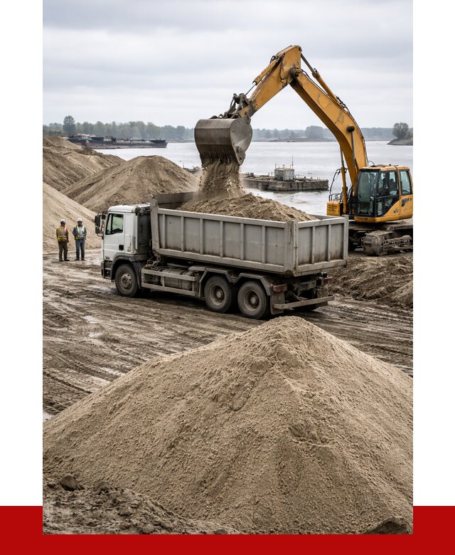 Купить речной песок навалом в Сестрорецке от 1845 р., ПРОНЕРУДСст