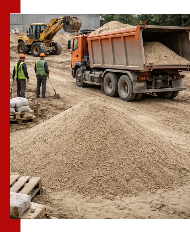 Доставка и продажа мытого речного песка в Сестрорецке