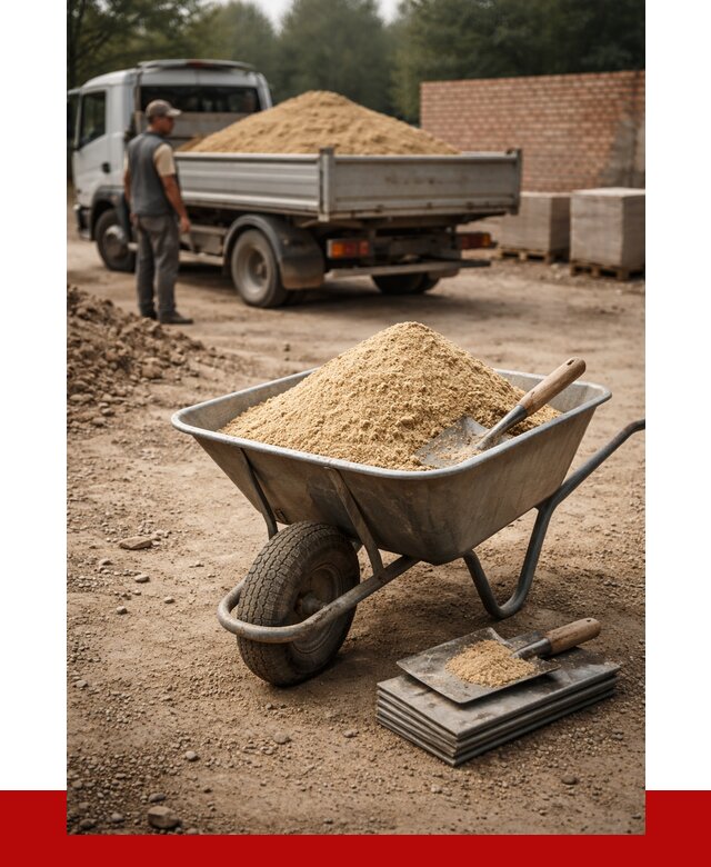 Песок для кладки в Сестрорецке с доставкой от 2255 р. | ПРОНЕРУДСст