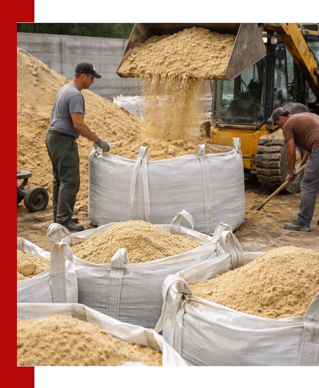 Поставка качественного песка для кладки в Сестрорецке