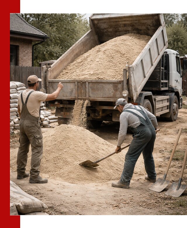 Песок для штукатурки с доставкой в Сестрорецке качественный и чистый