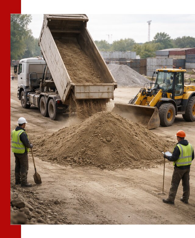 Доставка и продажа пескогрунта оптом и в розницу в Сестрорецке