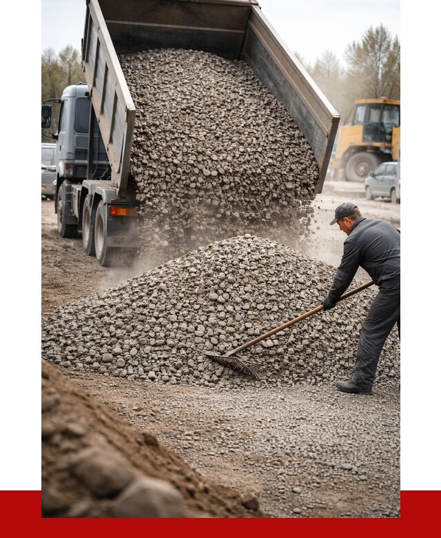 Гравий фракция 20-40 в Сестрорецке от 2562 р. доставка | ПРОНЕРУДСст