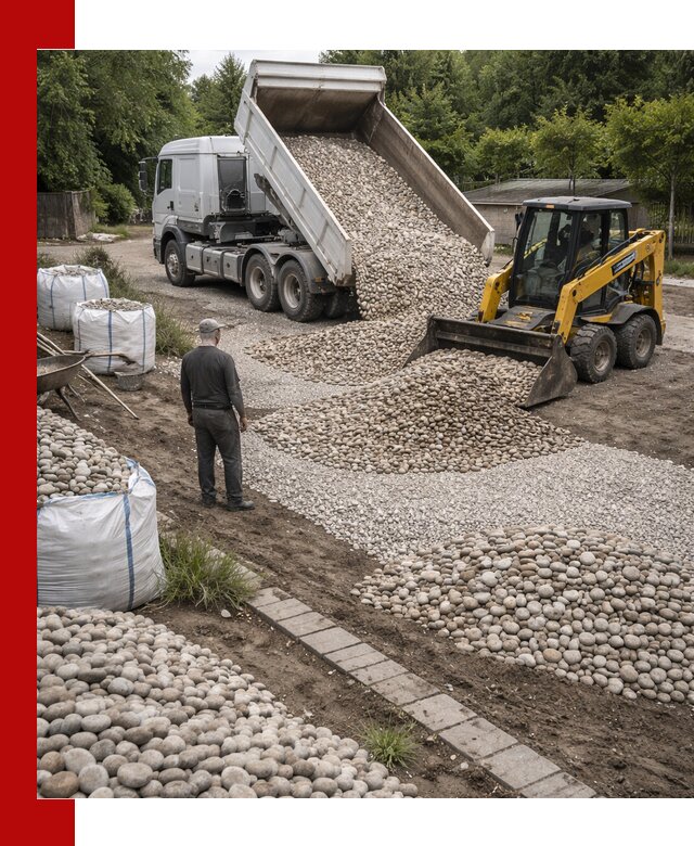 Доставка морской гальки оптом и в розницу в Сестрорецке