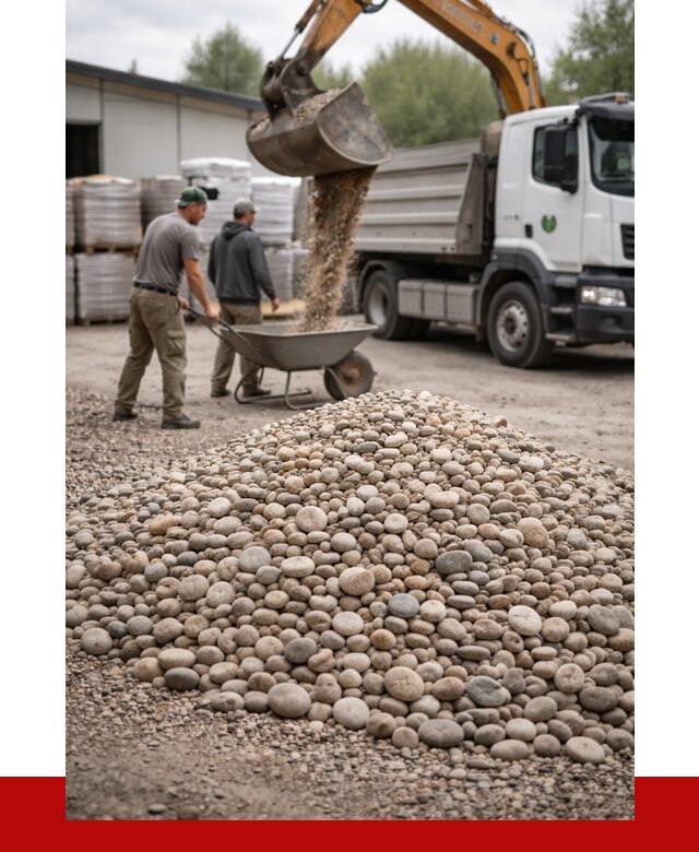 Галька декоративная в Сестрорецке от 3280 р. за куб | ПРОНЕРУДСст