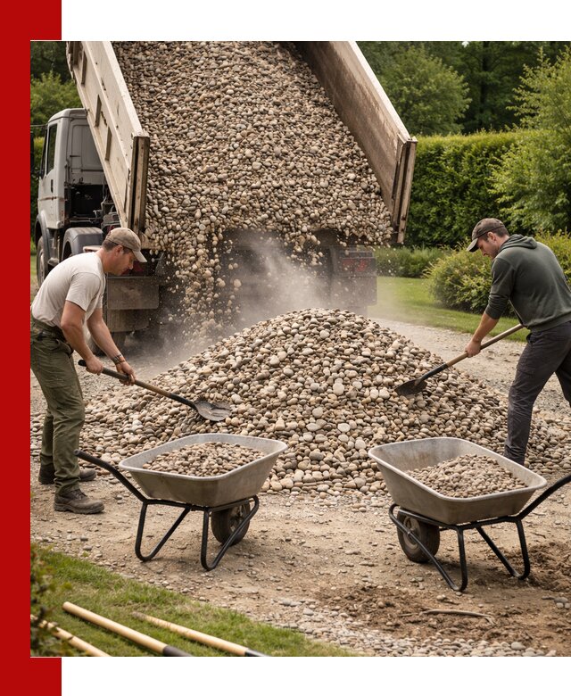 Доставка и продажа декоративной гальки в Сестрорецке