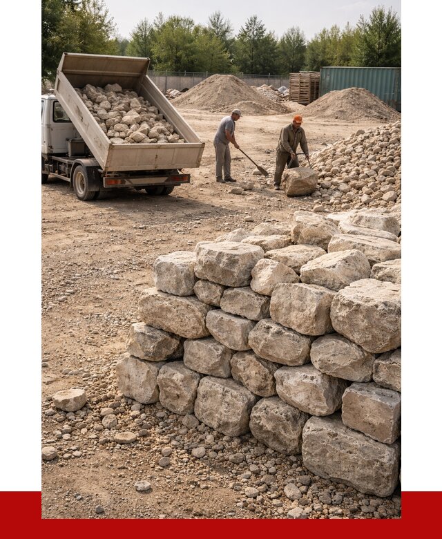 Бутовый камень известняковый в Сестрорецке от 4305 р. | ПРОНЕРУДСст