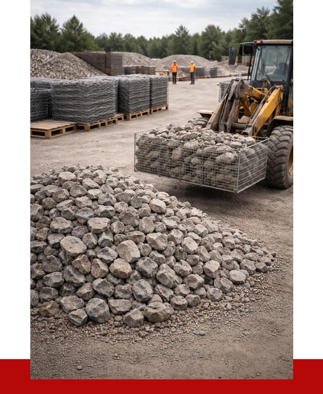 Камень для габионов фракция 70-150 в Сестрорецке от 4305 р. | ПРОНЕРУДСст