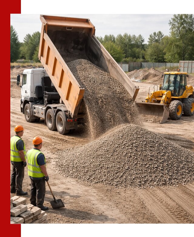 Доставка щебёночно-песчаной смеси ЩПС С7 в Сестрорецке