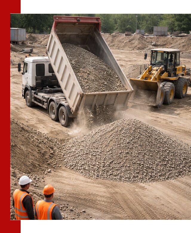 Щебень с песком (ЩГПС С2) с доставкой в Сестрорецке