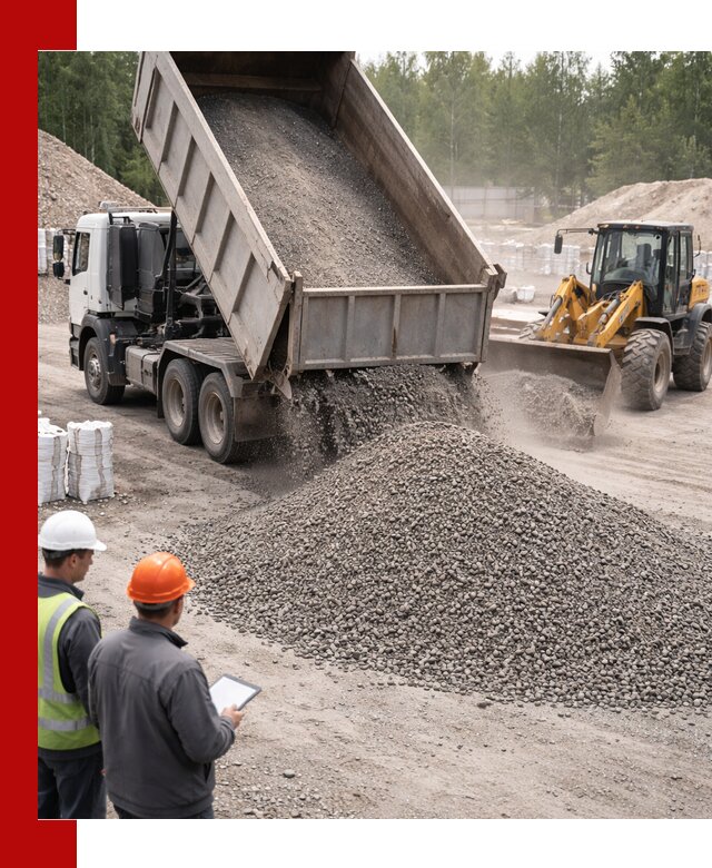 Доставка и продажа гранитного отсева 0-10 в Сестрорецке