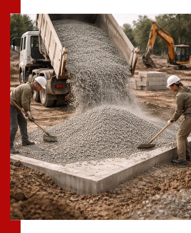 Доставка и продажа отсева для бетона в Сестрорецке