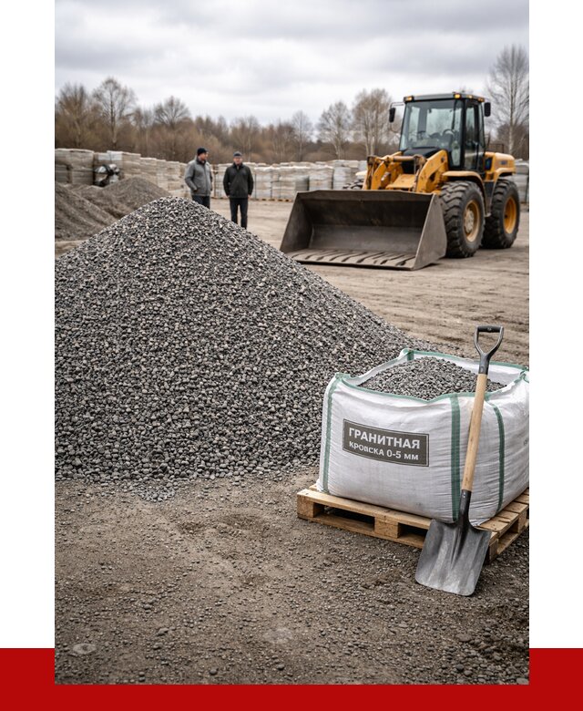 Купить гранитную крошку в Сестрорецке от 4920 р. с доставкой | ПРОНЕРУДСст