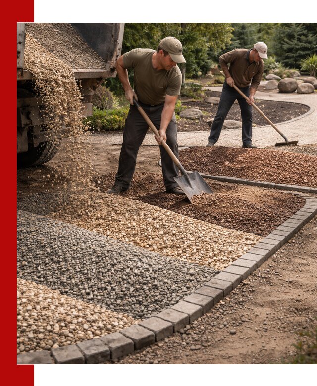 Декоративная крошка для ландшафта в Сестрорецке — продажа и доставка