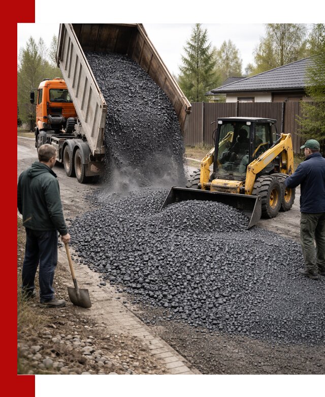 Крошка габбро с доставкой в Сестрорецке для строительных работ