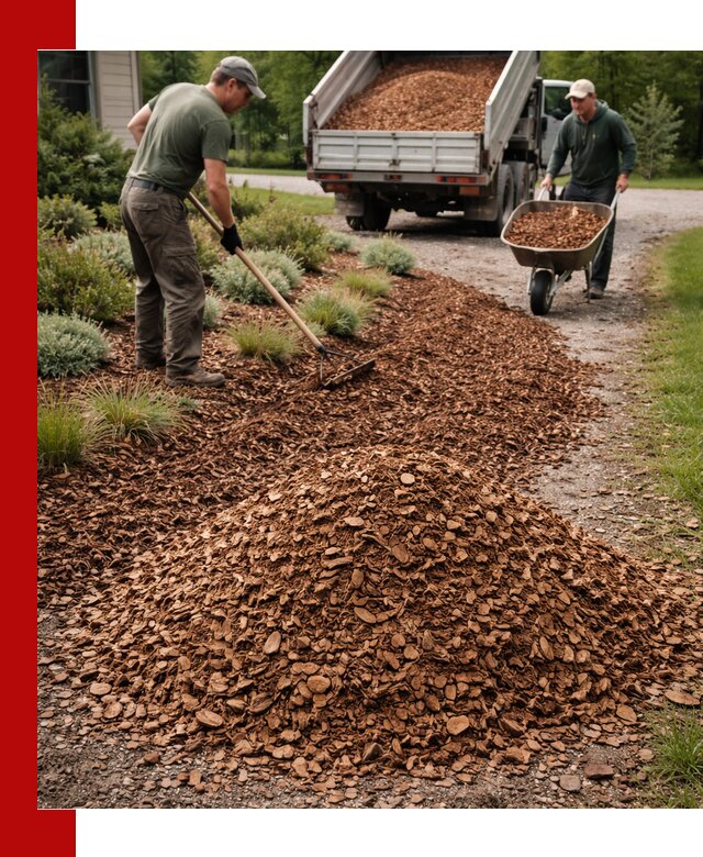 Крошка для мульчирования с доставкой в Сестрорецке