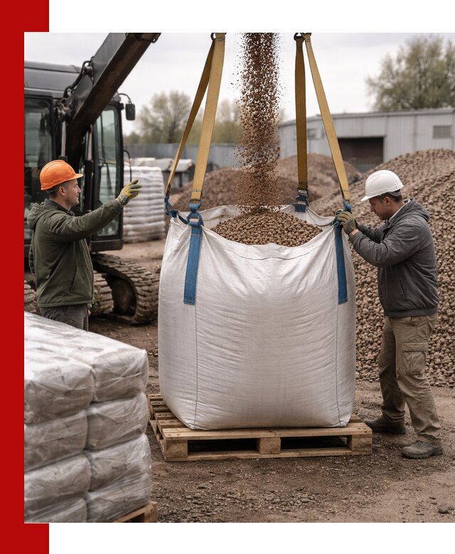 Керамзит в биг-бегах с доставкой в Сестрорецке